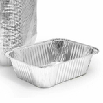 Алюминиевая форма G-край - 125 х 98 х 35 мм, 250 мл (50/200шт)