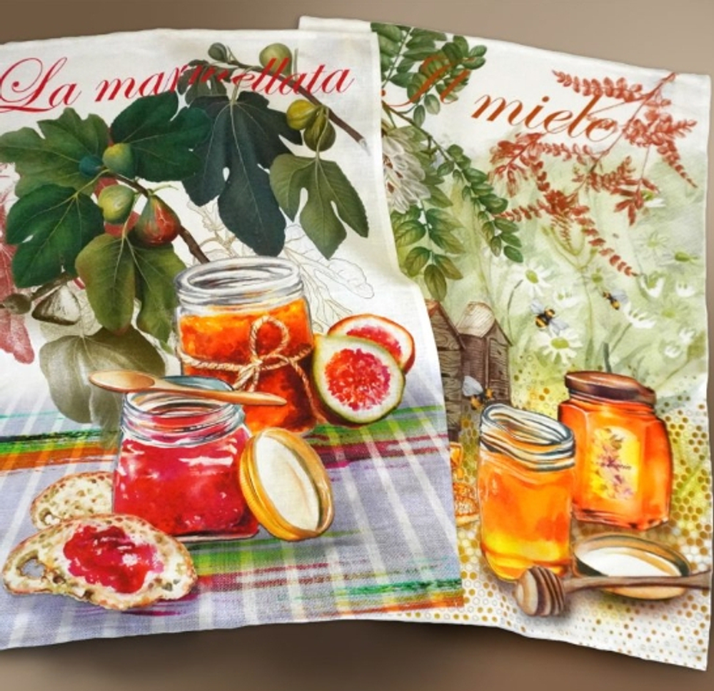 Кухонное полотенце 55х75см Servalli Marmelatta варенье