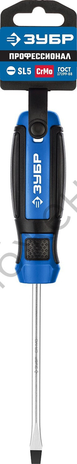 ЗУБР SL5x100 мм, Отвёртка, Профессионал (25231-5)
