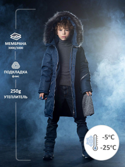 Пальто зимнее мембрана