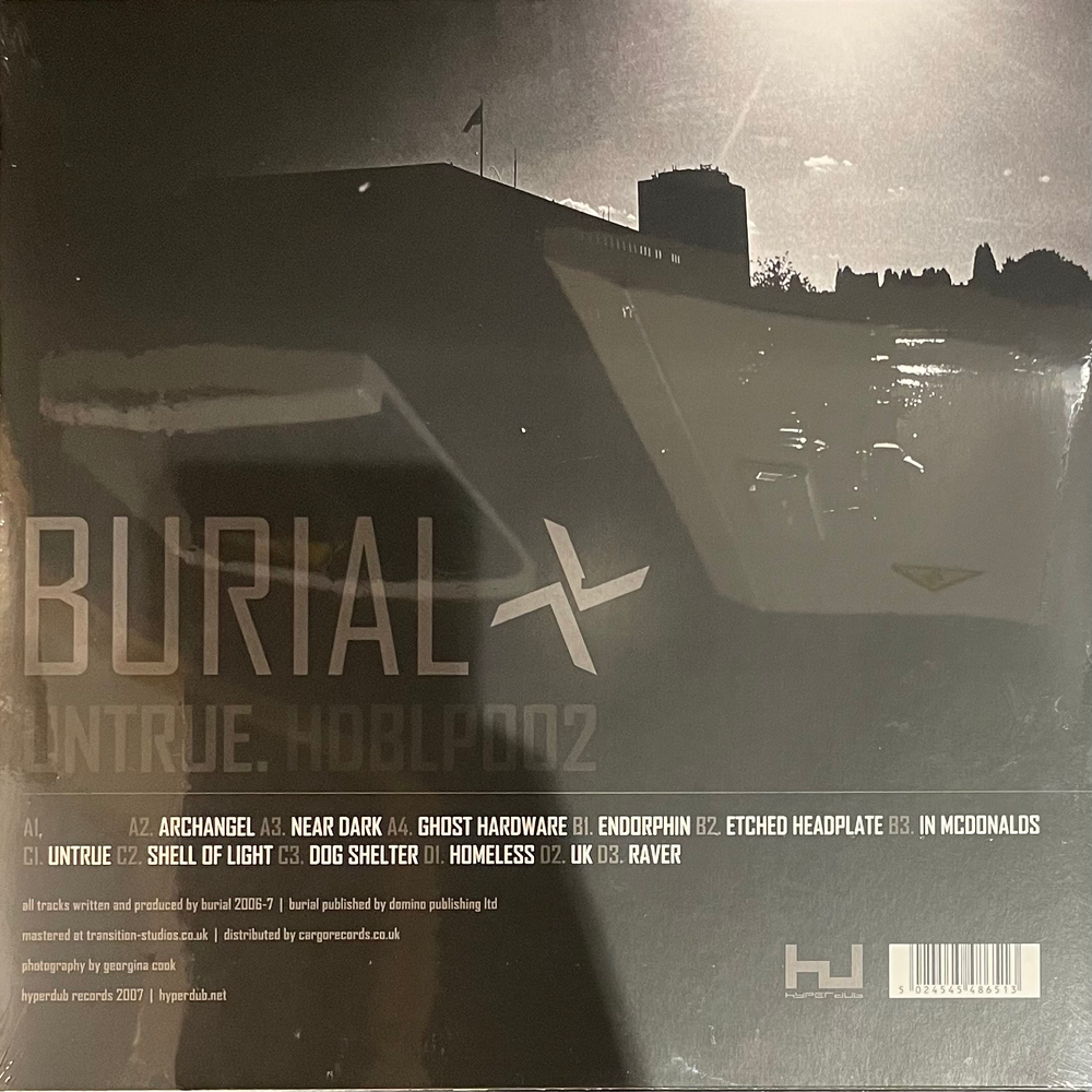 Виниловая пластинка Burial ‎– Untrue 2LP