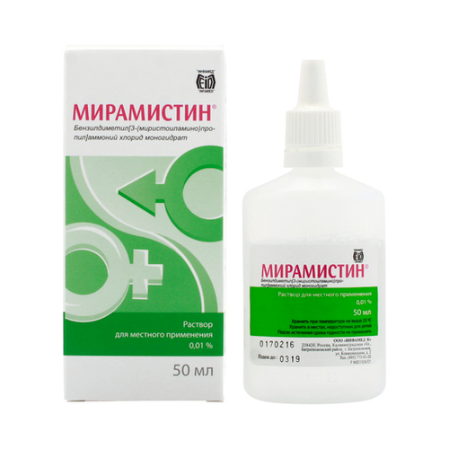 Мирамистин р-р для местн применен 50мл