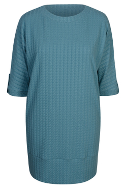 Трикотажная туника 1441Л, голубой #133Г201441Л
