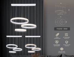 Ambrella Подвесной светодиодный светильник с пультом Original FA6161