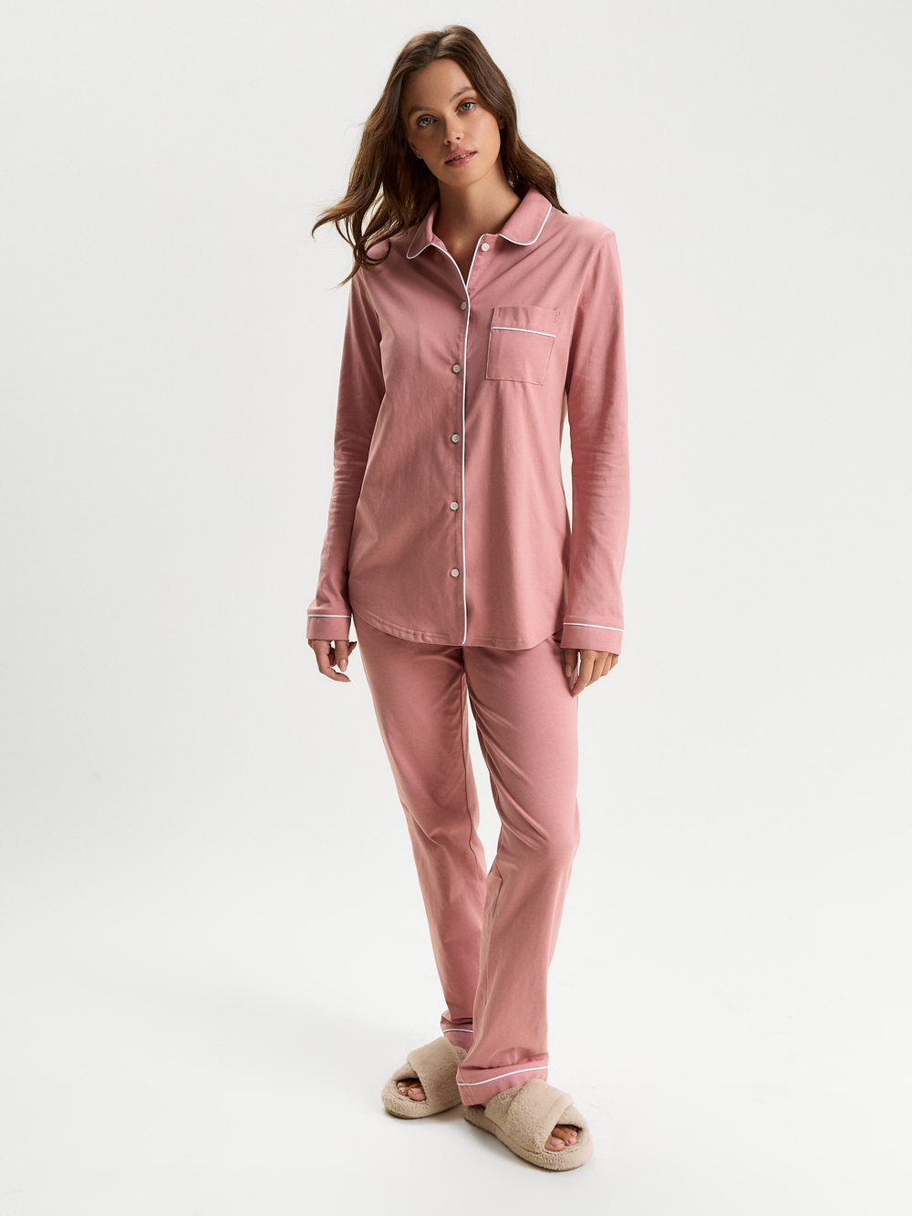 Пижама женская Ihomewear Classic Powder Pink