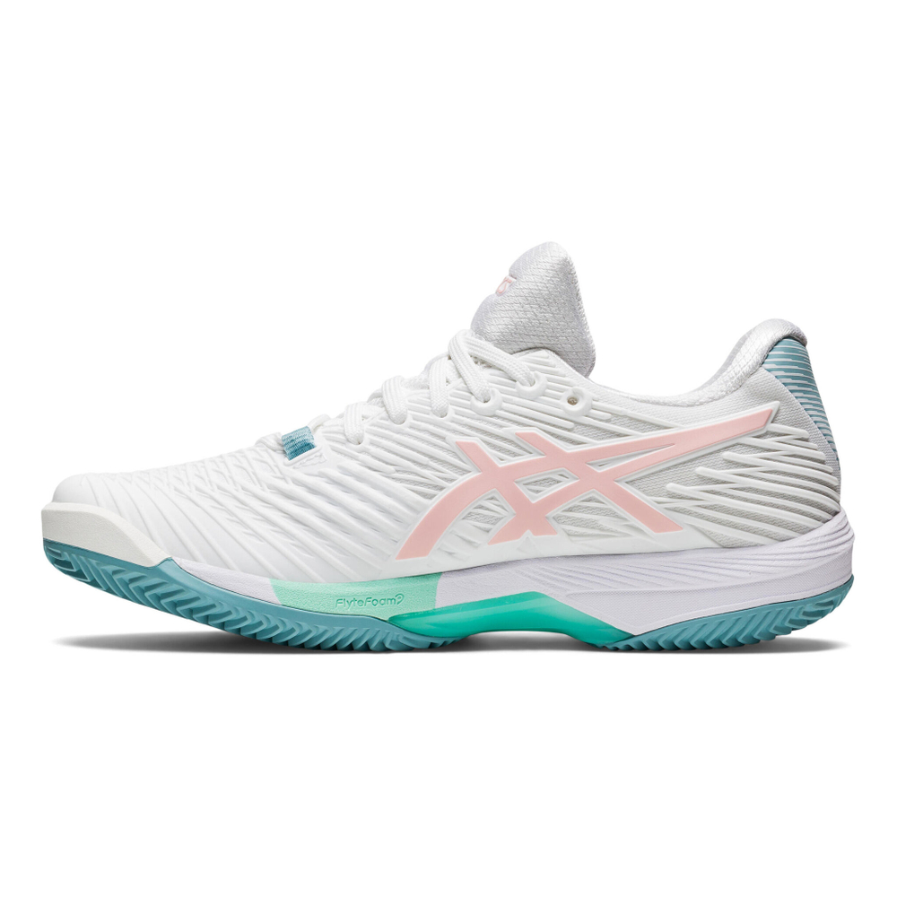 Женские теннисные кроссовки ASICS Solution Speed FF 2 Clay Court Shoe Women - White, Pink