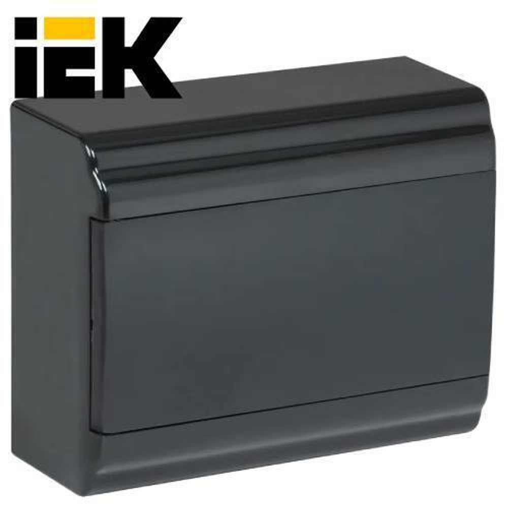 PRIME Корпус пластиковый ЩРН-П-9 модулей встраиваемый черный IP41 IEK