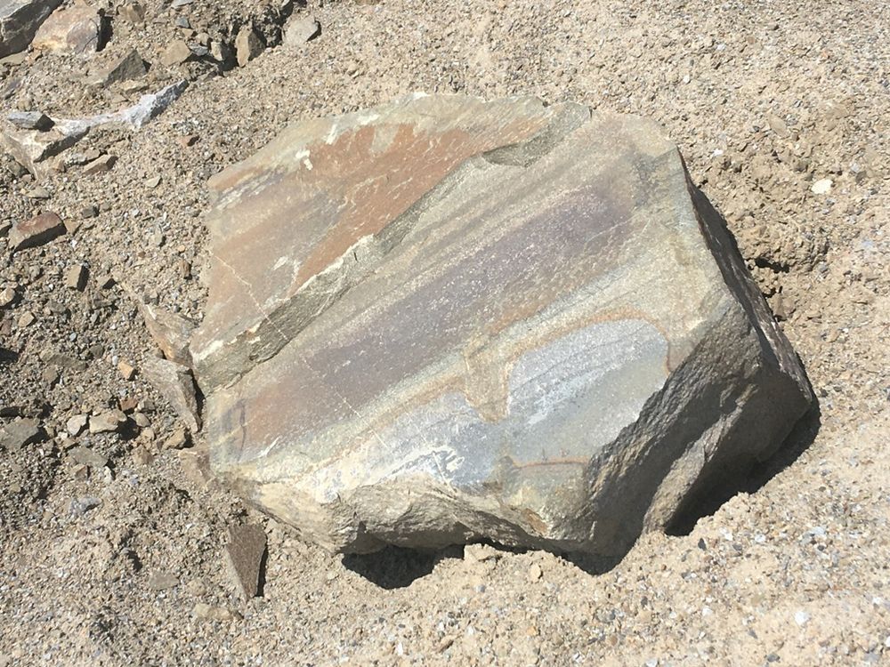 Глыба камень декоративный Песчаник серо-зелёный