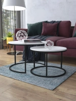 Комплект журнальных столов Акцент - ЧЗБ - МДФ в ПВХ