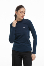 Костюм блуза на запах, лонгслив и брюки клеш