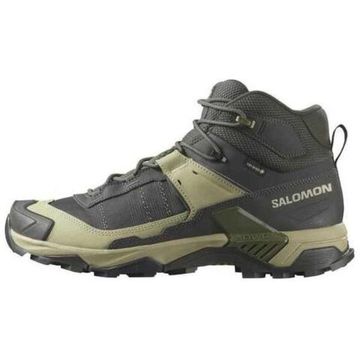 Salomon X Ultra 5-Трекинговые ботинки СРЕДНЕГО размера Серо-зеленого цвета.
