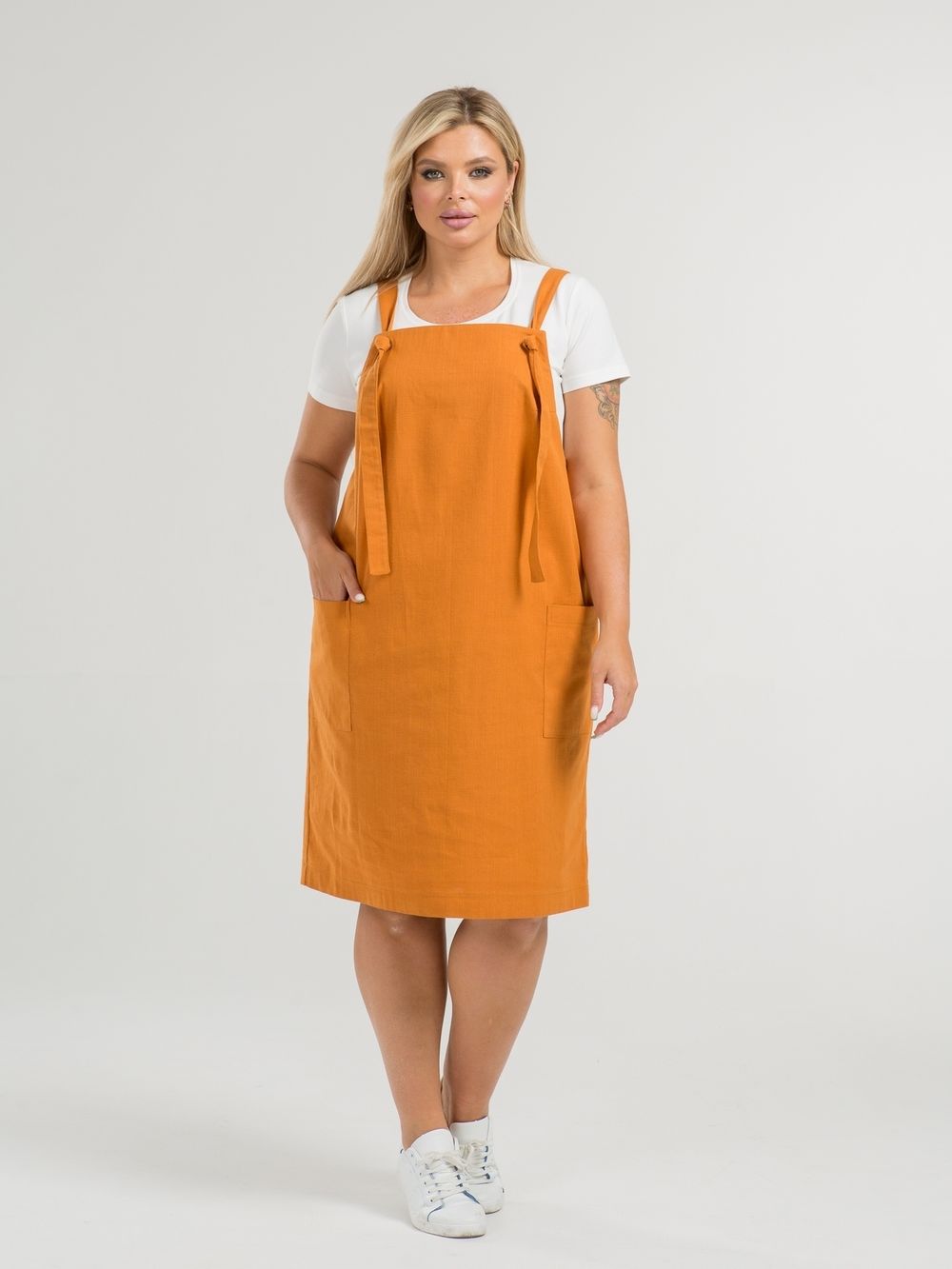 Сарафан 1345 бирюзовый Novita (Акция)