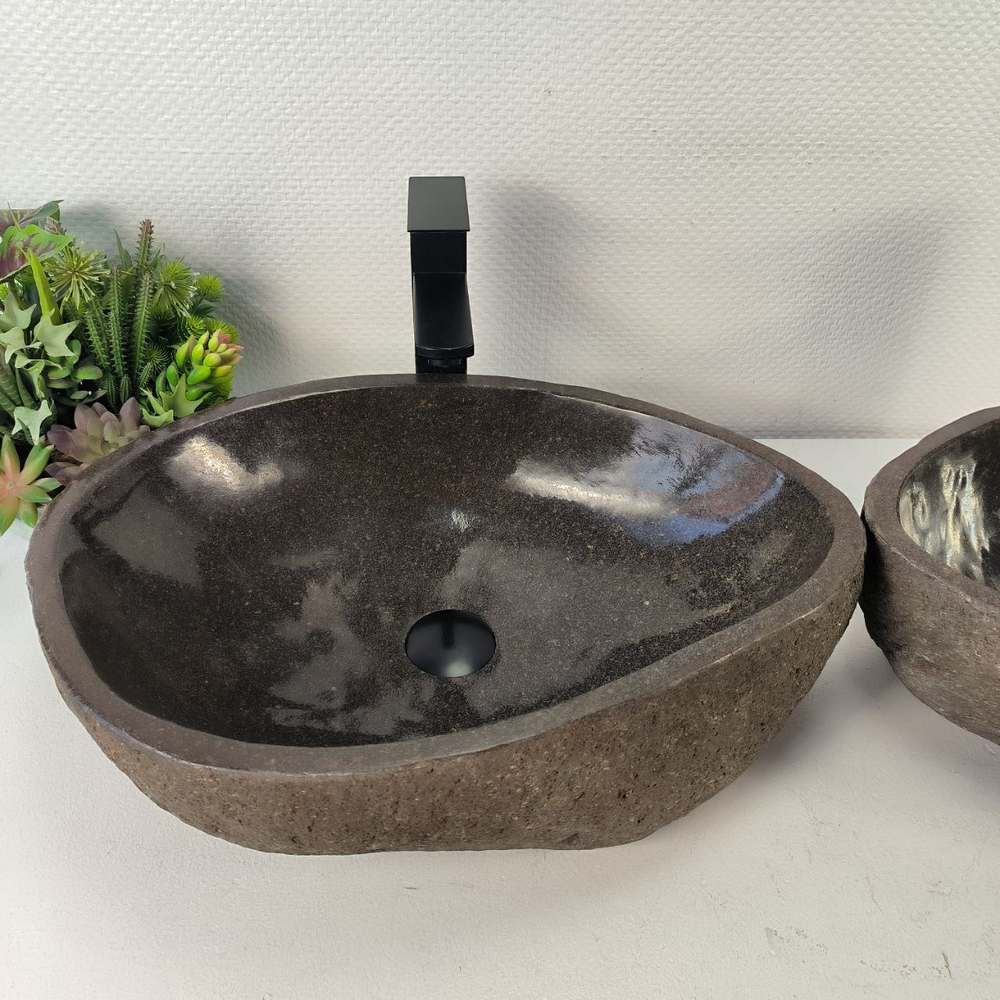 Раковина из речного камня ПАРА! RS-65481 53*39*15 0865