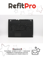 Верхняя панель с клавиатурой (топкейс) для ноутбука Lenovo Legion Y540-17IRH/Legion Y540-17IRH-PG0 раскладка - русская, с подсветкой, чёрный (5CB0U42939), оригинал