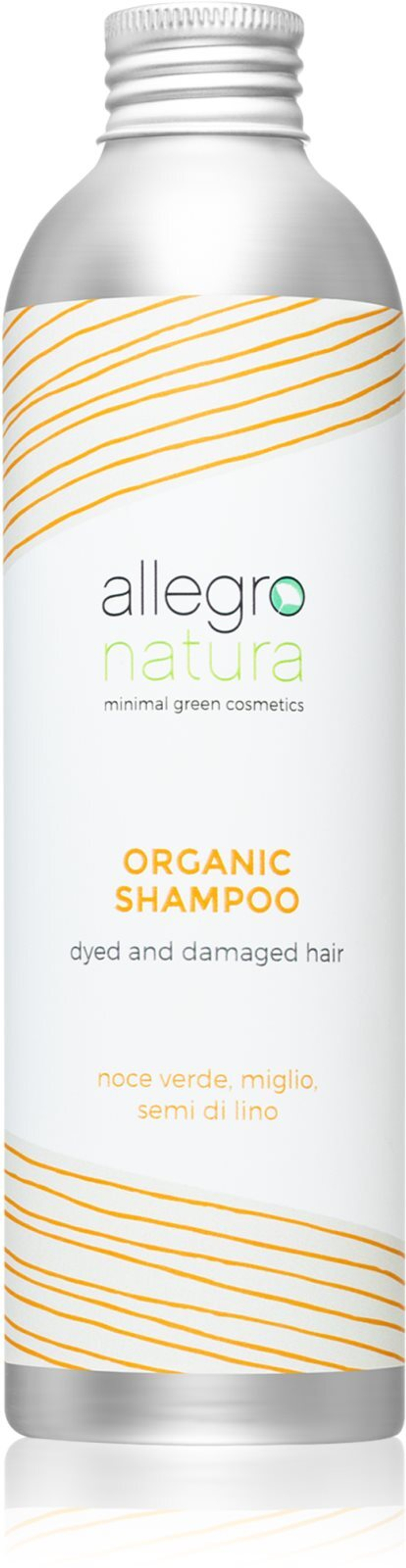 Allegro Natura Organic - осветляющий и укрепляющий шампунь для окрашенных волос /   250  ml  / GTIN 2600005941100