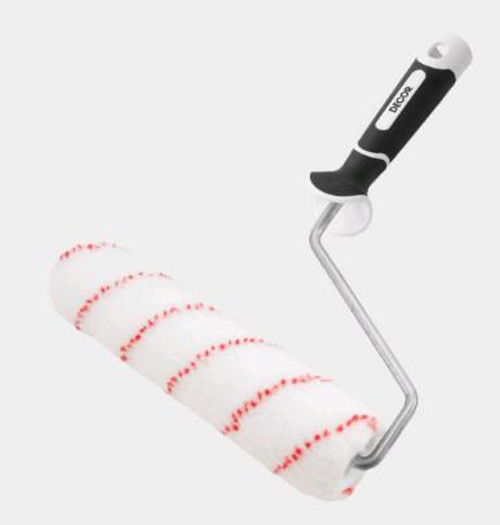 Валик Нейлон Белый с оранж. пол. 180мм, d42мм, d8мм, ворс12мм, 2К Black & White Termofusion/480-6180