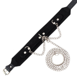 Kenzi Neck Ошейник замшевый (Цвет: черный)