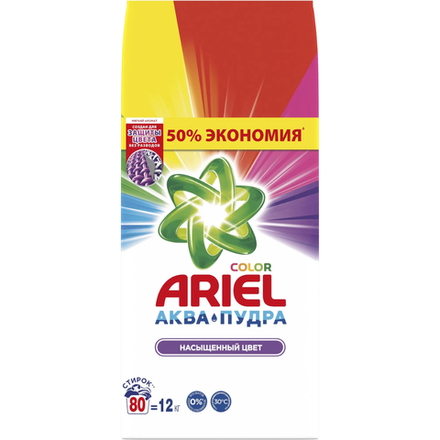 Стиральный порошок Ariel Color аква-пудра 12 кг