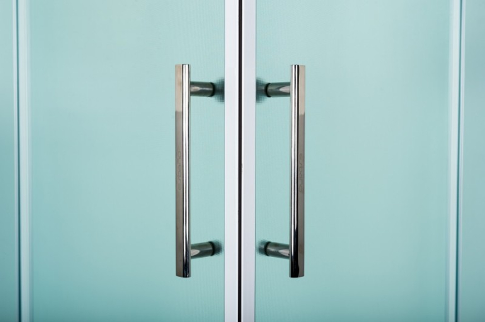 Душевая кабина Esbano (Эсбано) ES-L108CKR, с низким поддоном, с электрикой и LED освещением, 100х80х210