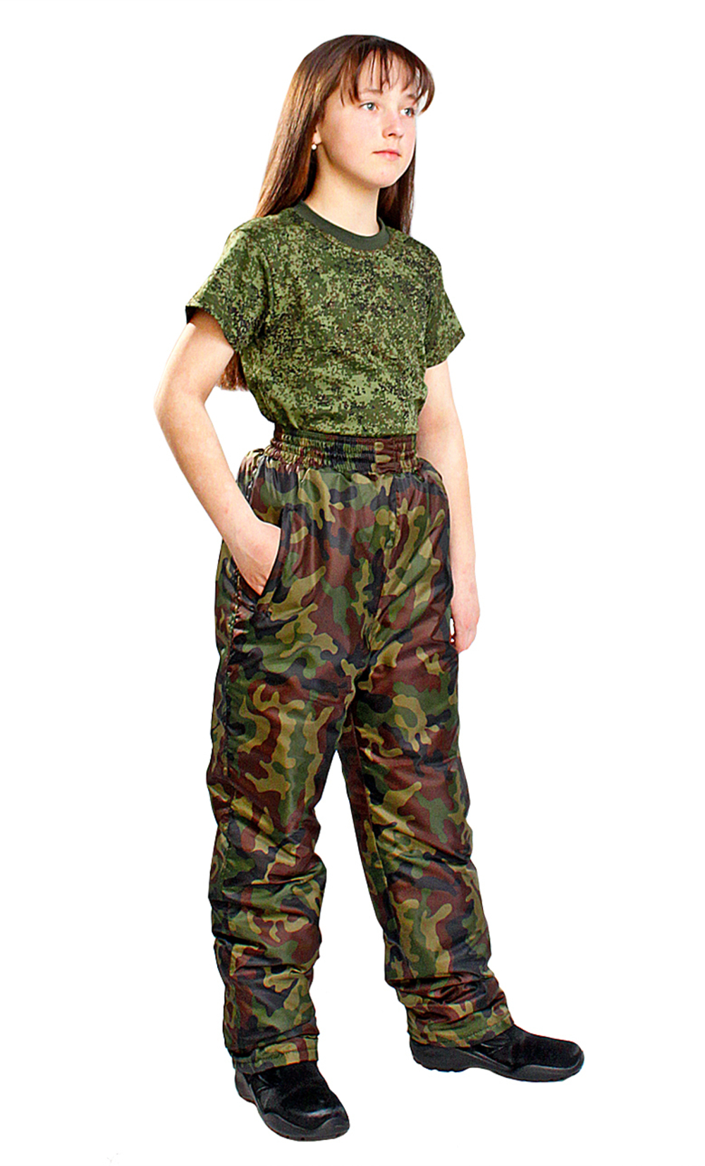 Брюки утеплённые детские Оксфорд КМФ