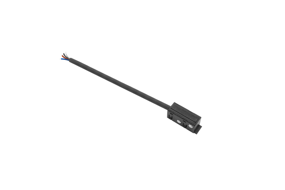 Адаптер с подводом питания SPACE-Track system для подвесного/накладного/встраиваемого шинопровода, L142*W16*H17 мм, черный