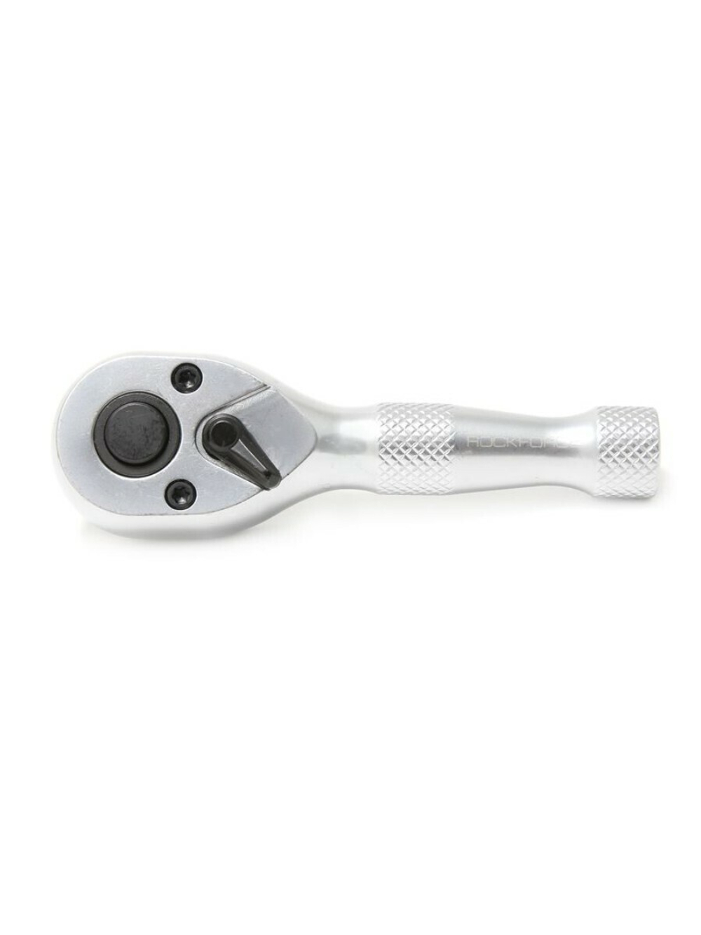 Трещотка реверсивная короткая с накаткой 1/4''(L-90мм 72зуб) RockForce##Rock FORCE RF-802226