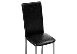 Обеденная группа Мирана черный крокодил / черный / дуб вотан