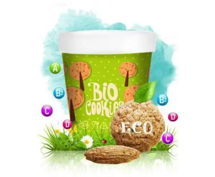 Стаканчик Sofi с органическими овсяными печеньками 115г