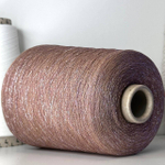 LUNAR - Lanificio dell Olivo S.p.A.; 70% вискоза, 15% люрекс, 15% п/а; 3500м/100гр; col. 1389, цвет: розово-бежевая нить, серебристый люрекс