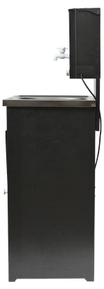 Умывальник дачный "Комфорт" ВИХРЬ с подогревом, нержавейка, серебро