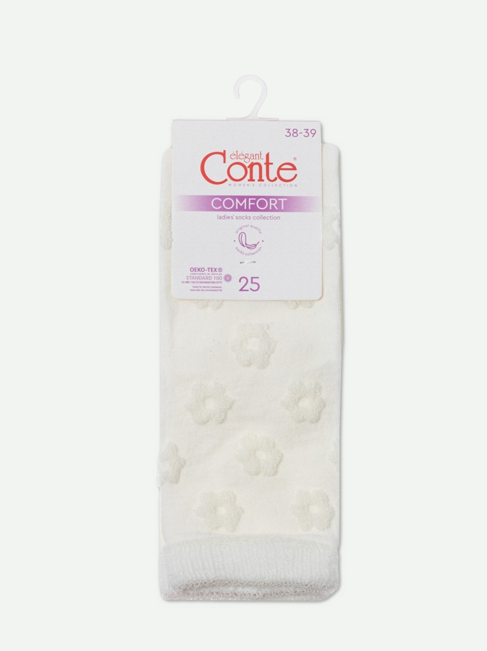 CONTE COMFORT Махровые носки из хлопка с объемными рисунками