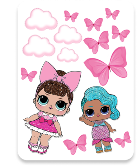 Макет для сахарной печати