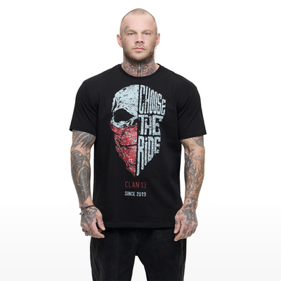 Футболка CLAN13 CHOSE THE RIDE, черный