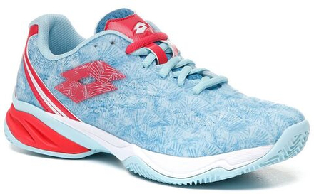 Женские кроссовки для Падел Lotto Superrapida 200 PRT W - clear water/calypso pink/mosaic blue