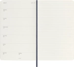 Еженедельник на 2025-2026 гг Moleskine Academic Soft WKNT (DSB2018WN3) 13х21см, мягкая обложка, синий сапфир