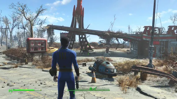 PS4 Fallout 4 (Б/У, Русские субтитры, CUSA-03450)