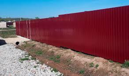 Профлист С-8 Металл 0,45мм RALL 3005 Красное вино