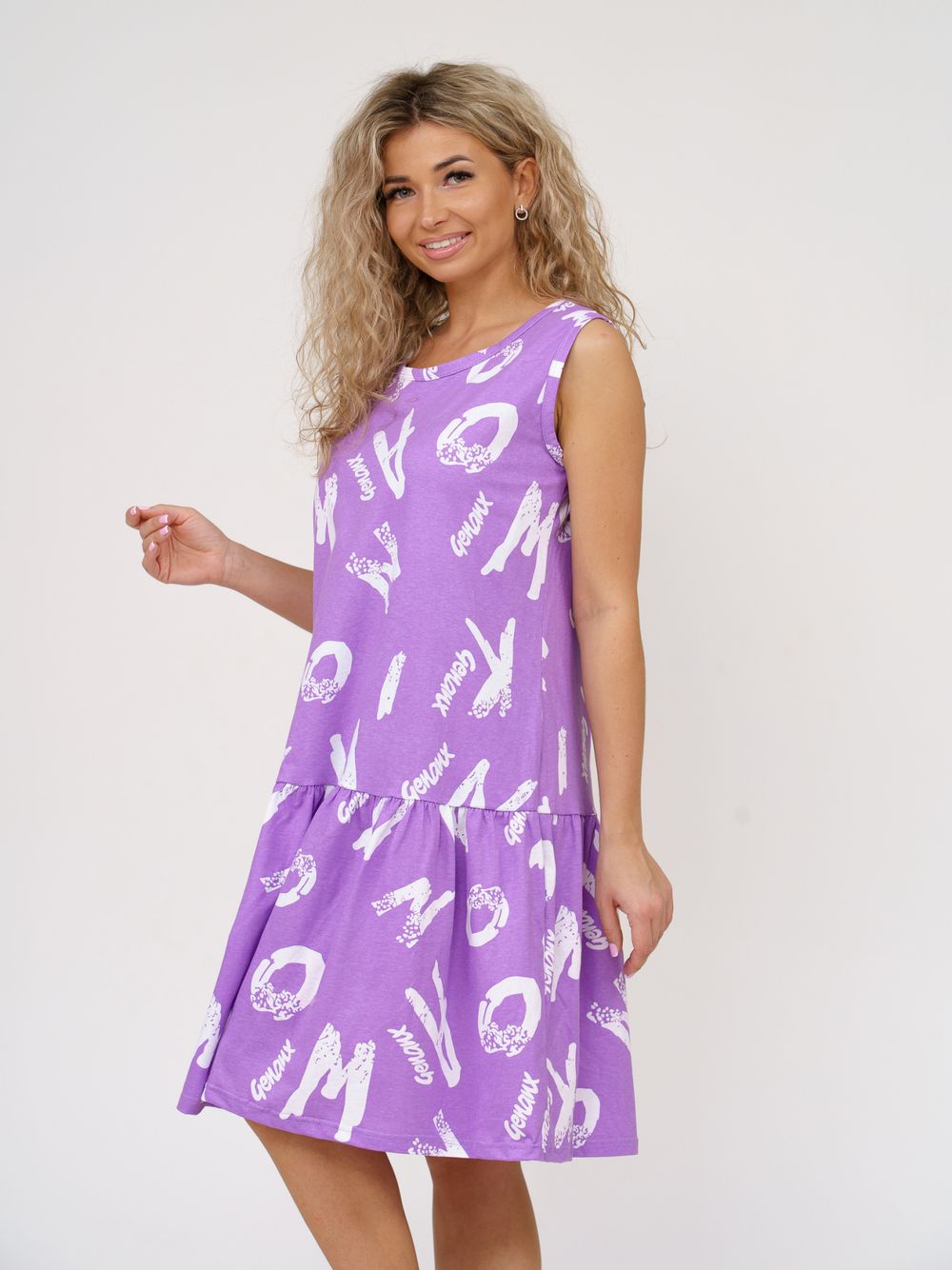 914 Сарафан "Лиловый" SveTekst (Акция)