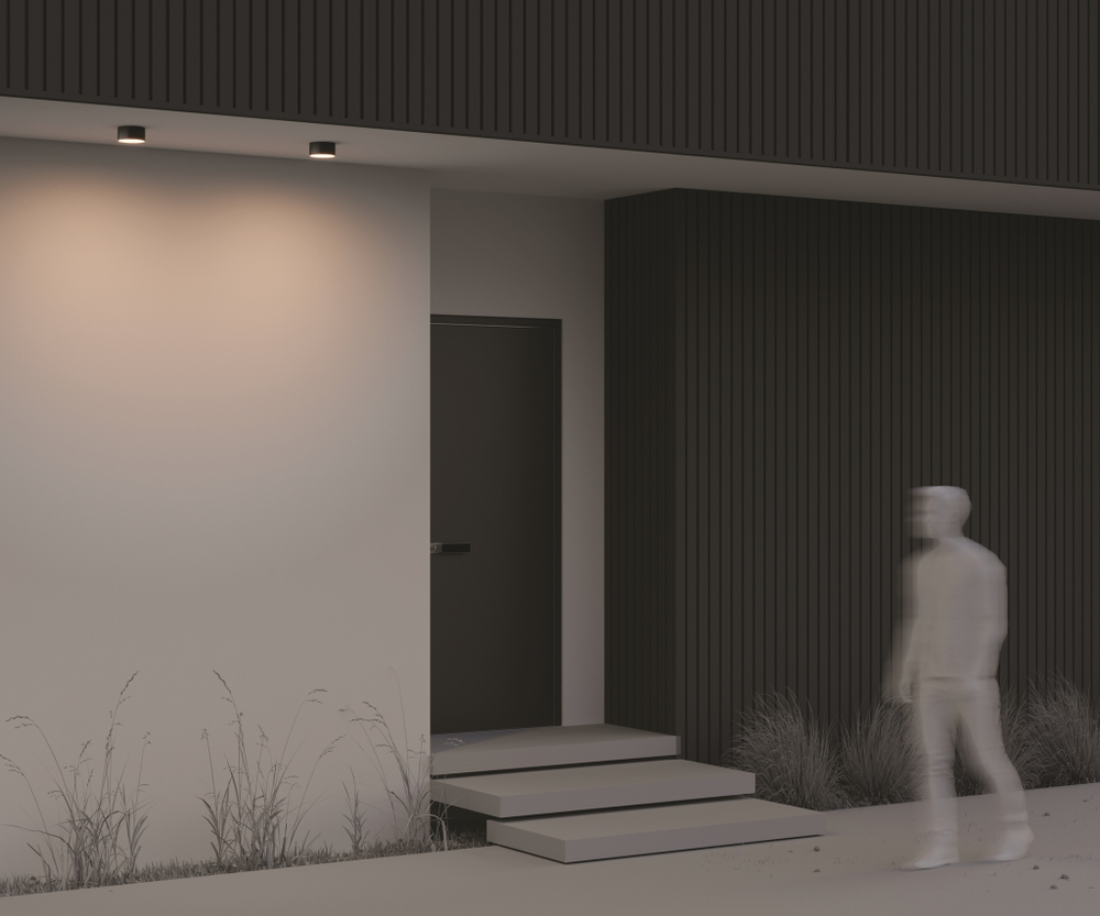 Уличный потолочный светодиодный светильник Maytoni Zon IP O430CL-L15B3K