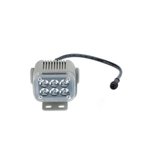 Фара NANOLED 25W, 6 LED, крепеж на рейлинг 22-36мм, серая