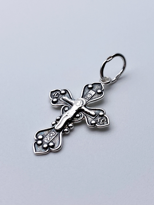 Крест из серебра/С подвижным ухом