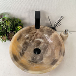 Каменная раковина из оникса Bowl Grey Medium TinLip BO-00964 (45*45*15)
