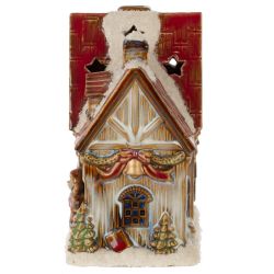 GAEM Фигурка декоративная с подсвет "Домик" (AAx2, н/п), L10,5 W8,5 H14,5 см