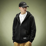 Мужская спортивная толстовка с молнией и капюшоном в японском стиле