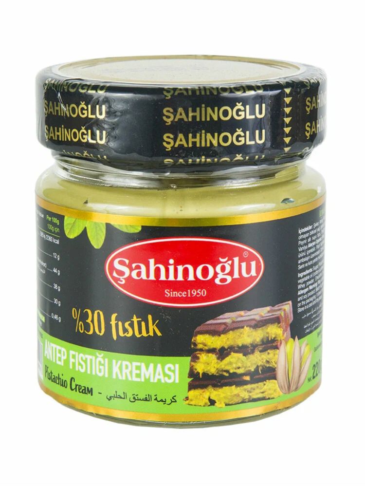 Фисташковая паста Sahinoglu Fistik kremasi 220 г