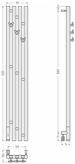 Сунержа Кантата 3.0 1200х159 левый