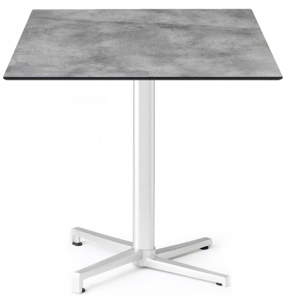 Стол ламинированный обеденный складной Scab Design Domino, белый, цементный
