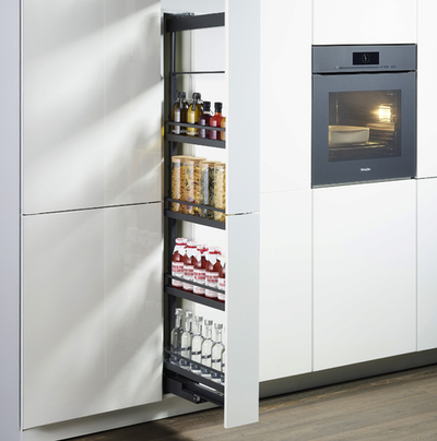 КОМПЛЕКТ ЧВ, Диспенса 90° 150 мм, H 1200-1600, Арена СТИЛЬ, 4 полки, цвет АНТРАЦИТ, цвет дна Антраци