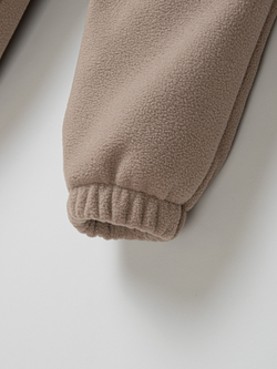 Костюм флисовый со вставками "Кофейный"