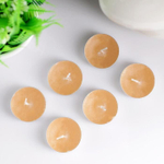 Свеча ароматическая чайная малая 6шт Французская ваниль